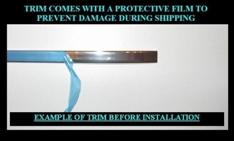 PARA LEXUS LS430 2001-2006 CROMO 2 PIEZAS TECHO MOLDURAS POR GOTEO CUBIERTAS Foto 3 de 4