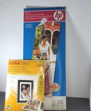 Kodak HP Ultra Premium Plus Photo Paper Panoramic 4x12 4 6 Lot Of 2