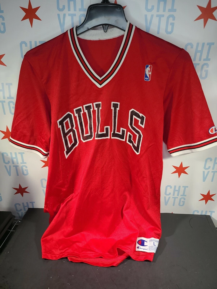 Vintage 90s Chicago Bulls Warm Up Shooting Shirt - L