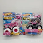 2 Hot Wheels Monster Trucks Barbie Jeep White Tires Chase HTF