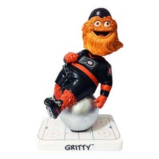 Gritty Philadelphia Flyers Mascot Black Jersey Wrecking Ball Bobblehead NHL