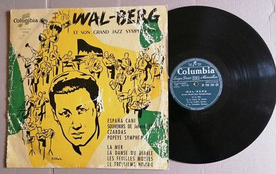 WAL-BERG Et Son GRAND JAZZ SYMPHONIQUE LP Columbia 33 FSX 102 Pierre Béchon 1953