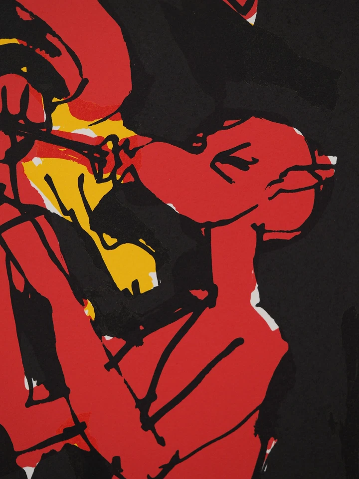 Jörg Immendorff "Orchesterhauptprobe" handsigniertes Künstlerexemplar - Bild 3 von 4