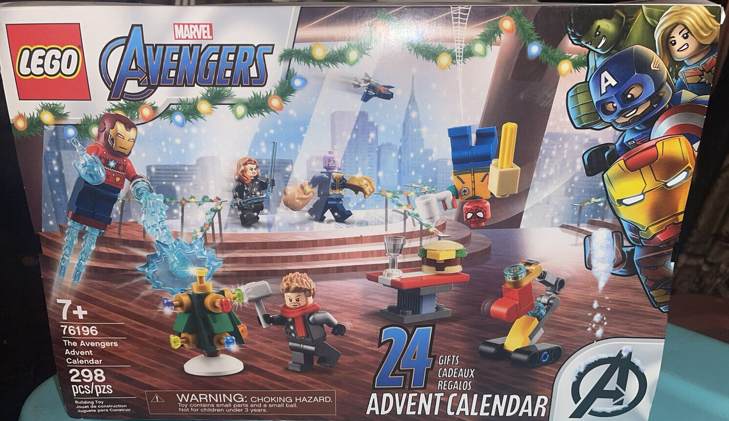 LEGO Marvel The Avengers Advent Calendar 76196 Building Toy for Fans of  Super Hero Toys (298 Pieces)