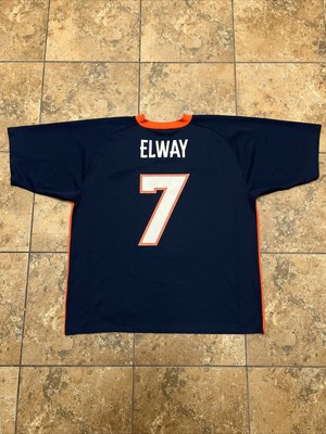 Maillot Vintage Denver Broncos #11 Logo 7 - Taille XL, Bleu, Fait Aux USA, Collector Rare