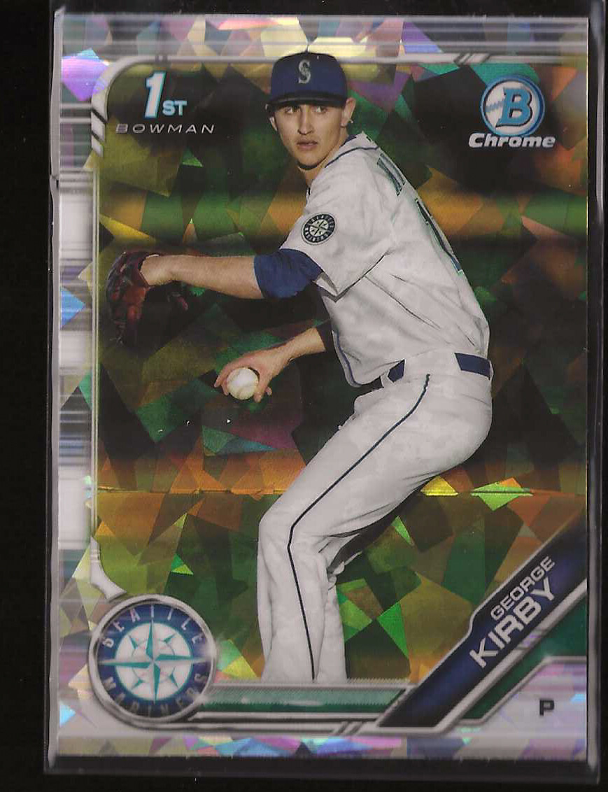 2019 Bowman Draft Sapphire Edition George Kirby Seattle Mariners
