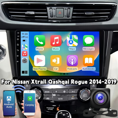 For 2014-2018 Nissan Xtrail Qashqai Rogue Android 14 Car Radio Stereo GPS 2+64G