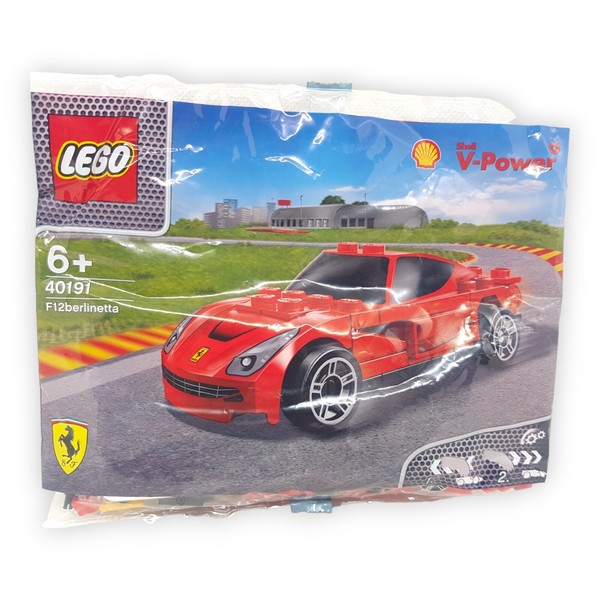 Lego Ferrari Shell 40191 V Power Ferrari F12 Berlinetta RüCkziehmotor Polybag-image