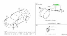 Genuine Nissan GT-R 2008 -> Tire Pressure Monitoring Sensor 4070062B0A