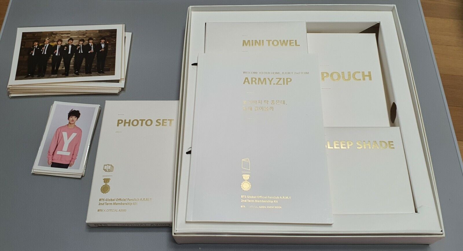 BTS ARMY 2nd term Membership Kit Official Full set (except army