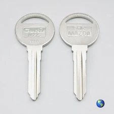 MZ15 Key Blanks for Various Models by Mazda (2 Keys)