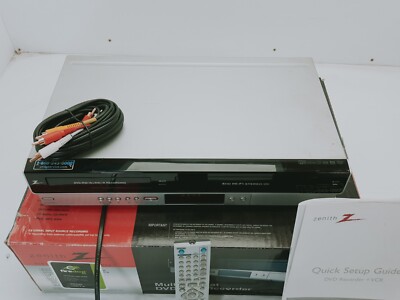 Zenith XBR716 DVD Recorder VHS Recorder Combo W Remote Playing