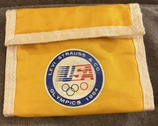Levi Strauss And Co Vintage 1984 Los Angeles Olympics Wallet Yellow & White