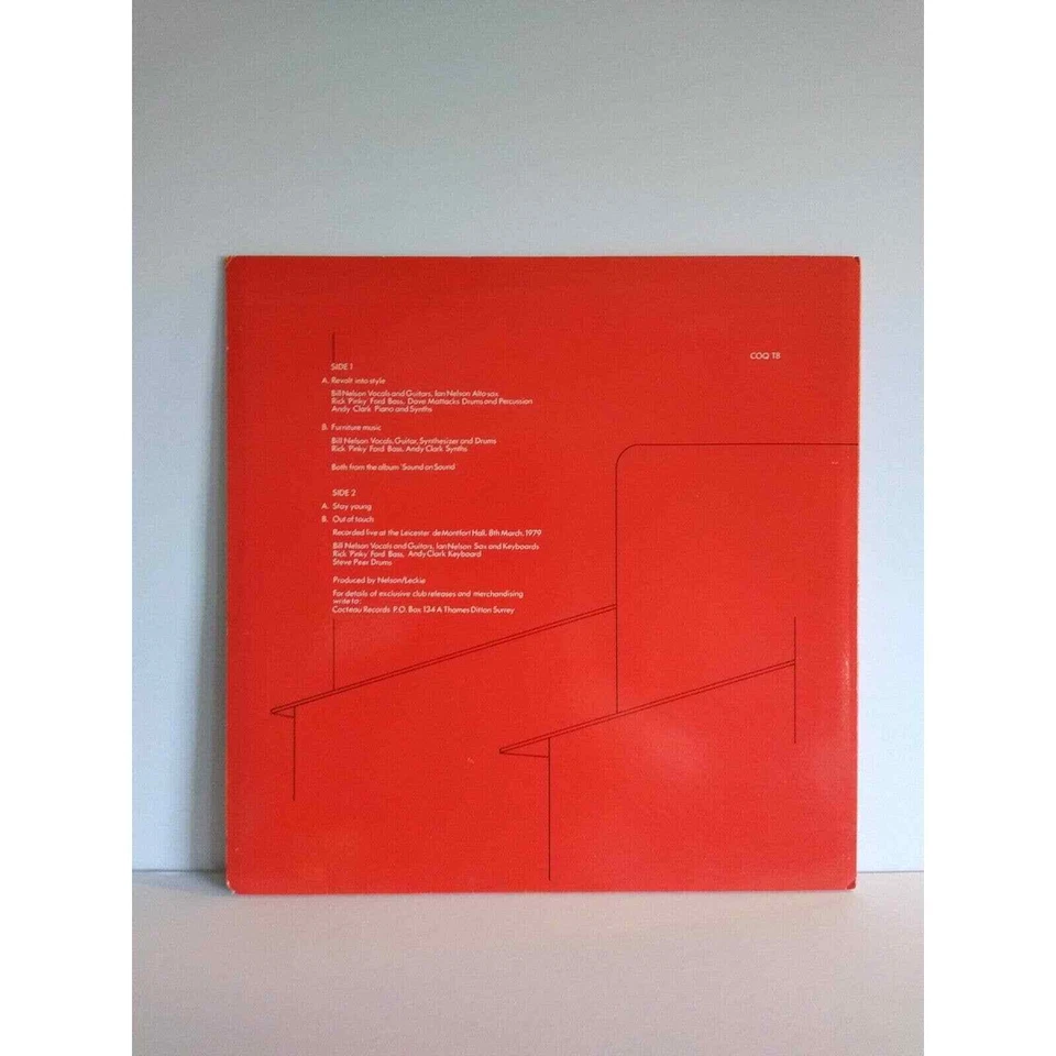 Bill Nelson's Red Noise 12" Vinyl Record Synth-Pop New Wave Cocteau UK 1983 NM Foto 3 de 4