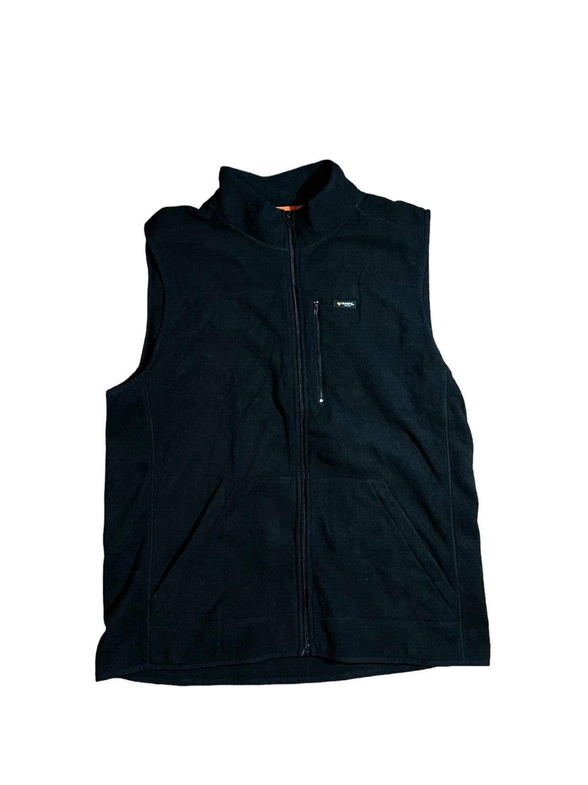 HAWX MEN'S FLEECE ZIP VEST (Size L)