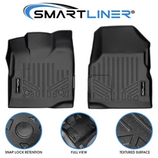 SMARTLINER Custom Fit Floor Mats 1st Row 2011-2017 Chevrolet Equinox GMC Terrain