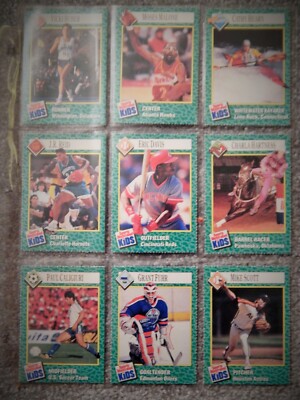 1989 MOSES MALONE Card Sports Illustrated For Kids VICKI HUBER, JR REID, G FUHR