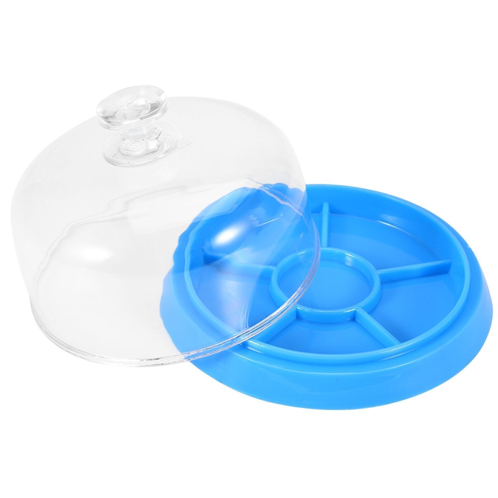 6-Slot Plastic Watch Movement Dust Cover Tray Repair Tool