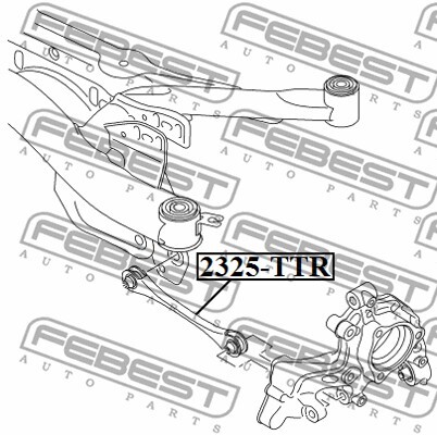 2325-TTR FEBEST Track Control Arm for ,AUDI,SEAT,SKODA,VW