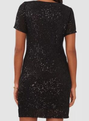 msk short sleeve shift dress MSK Women's Short Sleeve Printed Shift Dress