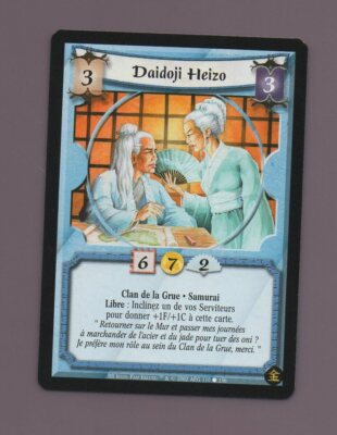 Legend of The Five Rings Nr. 110/156 Daidoji Heizo 2002 Karte
