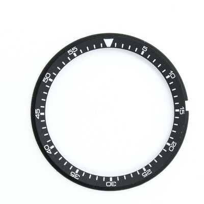 Rotating Inner Bezel for Seiko 5 UFO 6119-6400 Black Indicator ring 