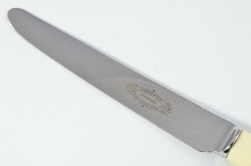 New Genuine Cream Handled 4 Piece Place Setting Mirror Finish Made In Sheffield - Picture 7 of 8