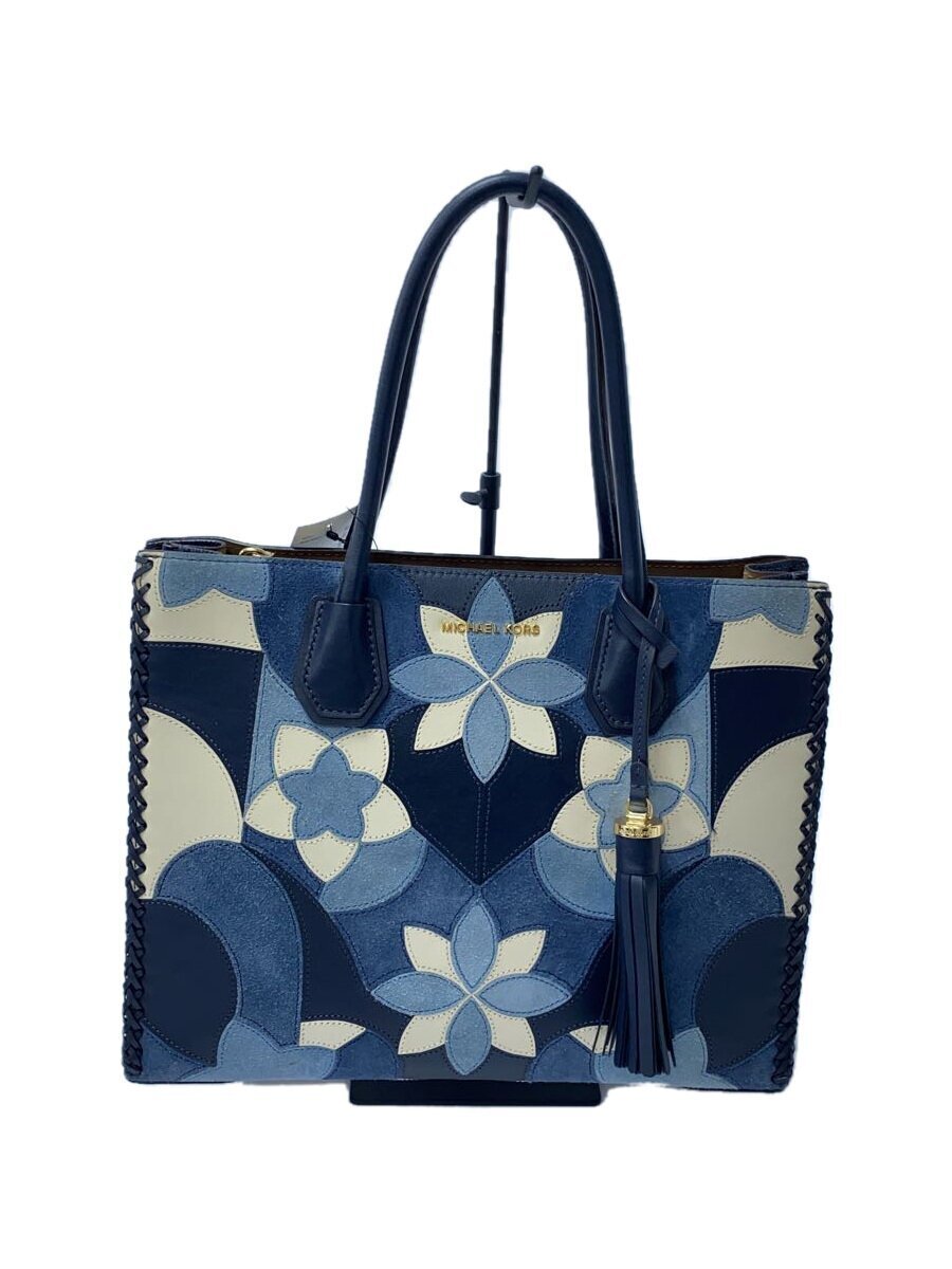 Leather Handbag Michael Kors Blue Floral Purse Michael Kors Ava