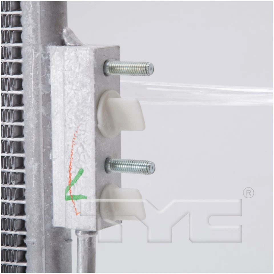 TYC 空调冷凝器适用于 13-18 现代 Santa Fe Sport 4229 — 第 2/4 张图片
