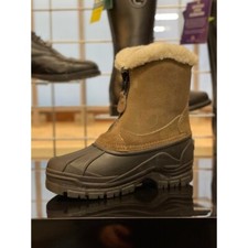 SADDLECRAFT FLEECE LINED ZIP UP SHORT MUCK BOOTS YARD MUCKERS