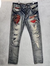 UNK Heritage America Men's 34 X 34 Cavilier Blue Jeans