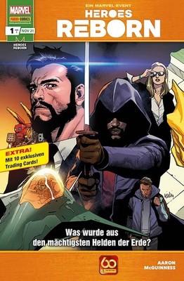 Heroes Reborn 1 (November 2021) (mit 10 Trading Cards) Marvel Comic