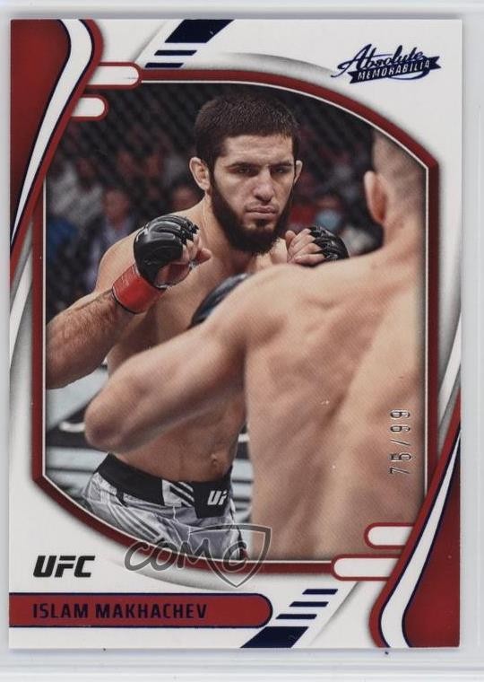 2022 Panini Chronicles UFC Absolute Green /99 Islam Makhachev #124 16n7