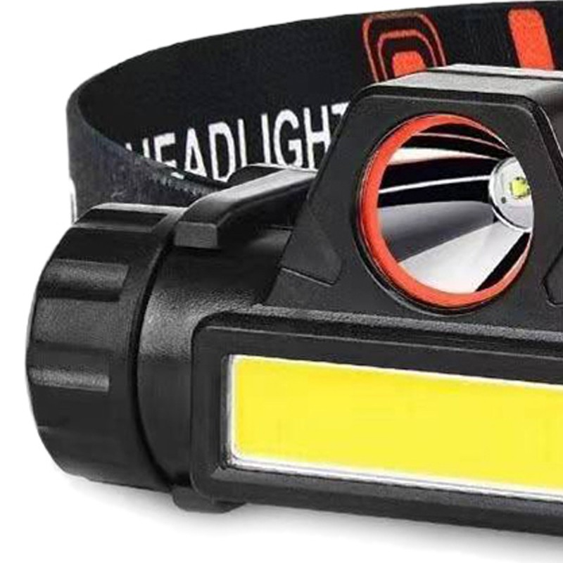 ABS Headlamps Super Bright USB Charging For Night Fishing Easy To Use