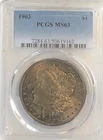 1903 MORGAN SILVER DOLLAR "PCGS MS63" - KEY COIN, A TRUE COLLECTOR'S CHOICE💥🌈✅