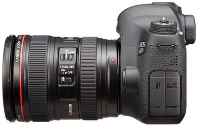 Canon EOS 6D 20.2 MP Digital SLR Camera - Black (with EF L IS USM