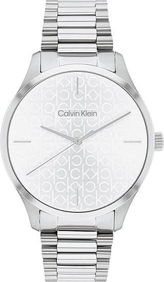 Calvin Klein ICONIC 25200168 Damenuhr Armbanduhr Wasserabweisend 35 mm Silber
