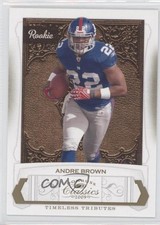 2009 Donruss Classics Rookie Timeless Tributes Gold 44/50 Andre Brown #155 0b0