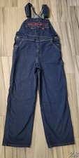 38 30 Dickies Blue Denim Adjustable Bib Overalls EB713RNB