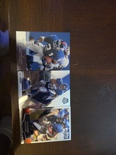 Tiki Barber 3 card lot New York Giants