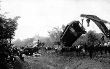 Railroad Train Wreck Nashville Tennessee TN - Reprint