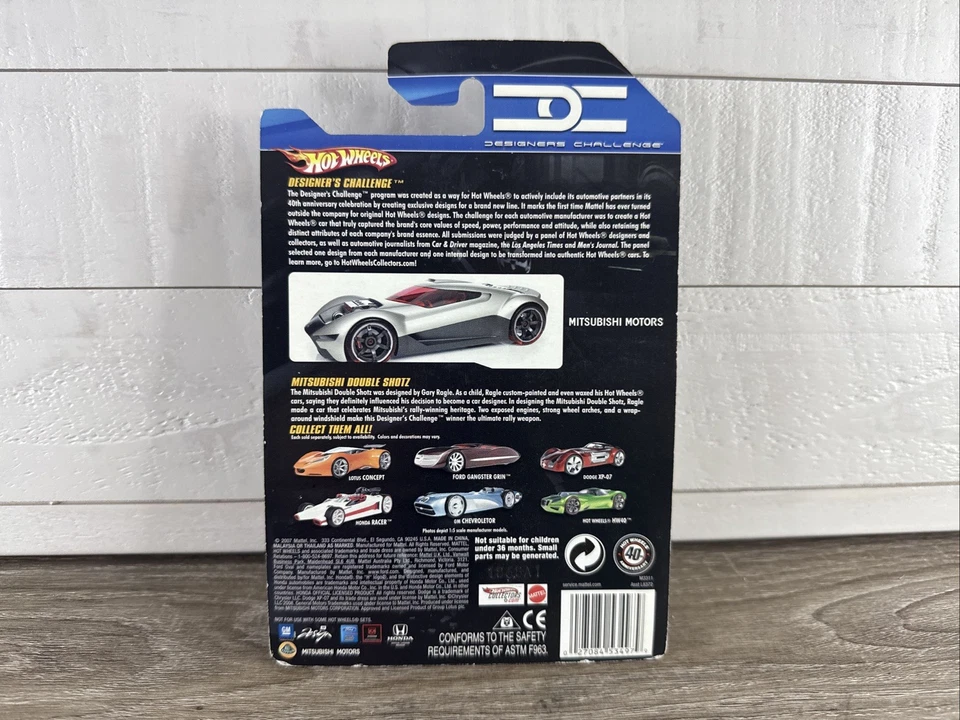 Nuevo Hot Wheels Mitsubishi Double Shotz Yellow Designers Challenge 2007 envío gratuito Foto 2 de 2