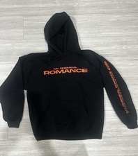 My Chemical Romance Hoodie XL Black Pullover Band Graphic Sweatshirt