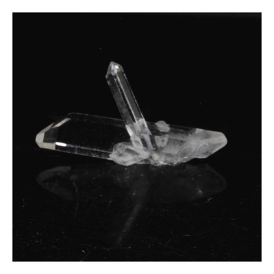 Mineralien und Edelsteine. Biterminquarz. 6,20 ct. Brunnen Brides, La Gar