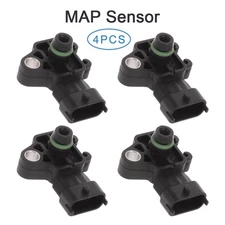 4×Intake Pressure MAP Sensor For 2009-2012 Chevrolet Colorad Cadillac Escalade