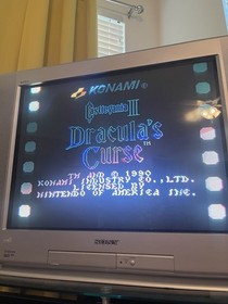 Castlevania III 3 Dracula's Curse Konami  In Box NES 1990 Tested Sleeve