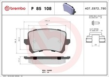 Bremsbelagsatz Hinten Lucas-System für VW CC B7 358 Passat Alltrack 365 05-16