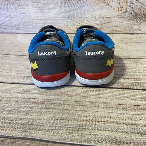 Saucony Baby Jazz -Super Hero size 8M - No tie Closure - NWOT - Picture 2 of 5