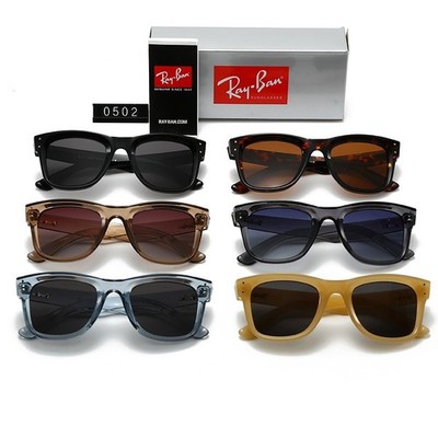 Unisex Ray-Ban RB0502 Sunglasses Multicolor Frame Multicolor Polarized Lens 55mm