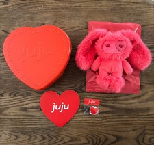 CJ Hendry Juju Valentine Limited Edition Collectible Plush Keychain DARK PINK
